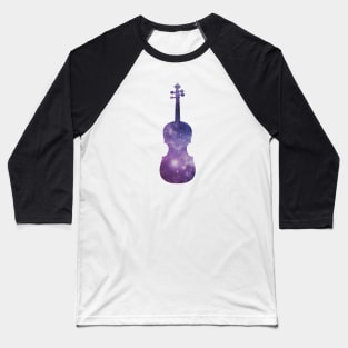 Space Violin Baseball T-Shirt